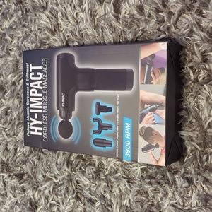 Cordless muscle massager